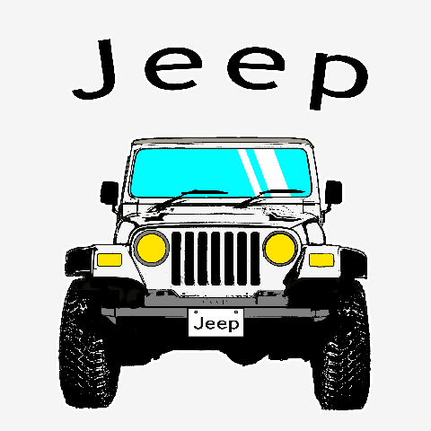 ジープ・Jeep トレーナー(ライトブルー/通常印刷)を購入|デザインT