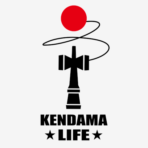 けん玉・けん玉アイテム・けん玉グッズ・けん玉デザイン・ケンダマKENDAMA・シルエット・グラフィック・けん玉Tシャツ