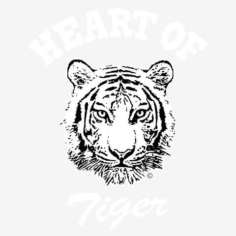 虎トラタイガー 白虎(びゃっこ)ホワイトタイガー・虎顔(とらがお)センター White Tiger 動物・猛獣・アニマル・グッズ・アイテム イラスト・ 虎絵・神獣 聖獣 伝説(C) トレーナーを購入|デザインTシャツ通販【ClubT】