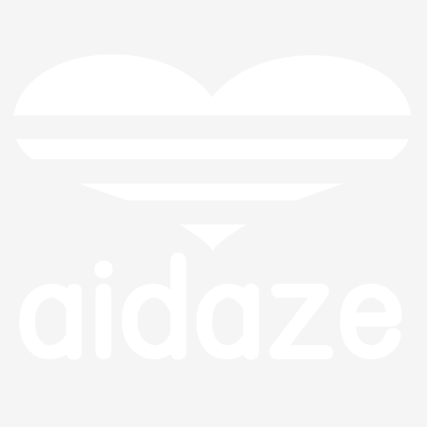 aidaze-「愛だぜ（aidaze）」-白ー片面プリント