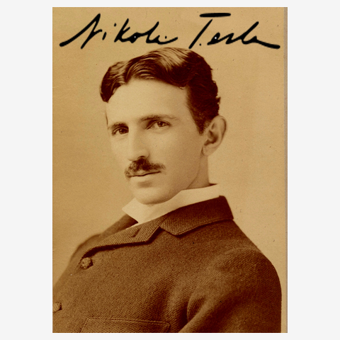 ニコラ・テスラ　ー両面プリント