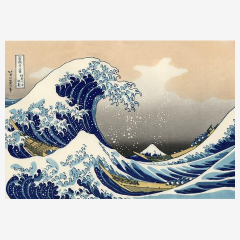 The Great Wave off Kanagawa・Katsushika Hokusai】富嶽三十六景 