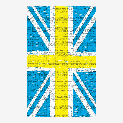イギリスの国旗Sサイズ【北アイルランド】Worldwide Flags