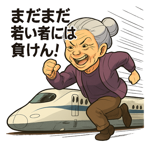 まだまだ若い者には負けん