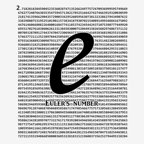 e(自然対数の底：数学)：オイラー数、ネイピア数
