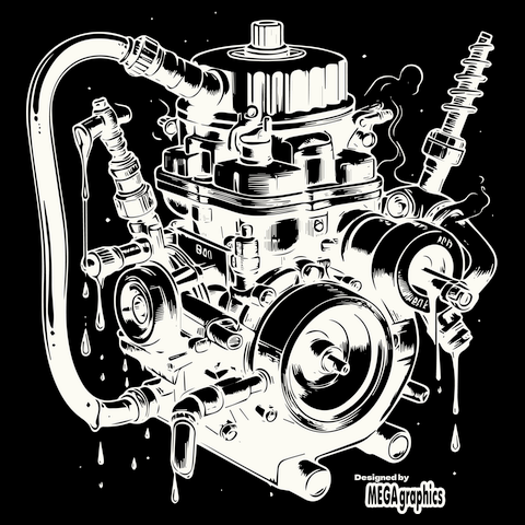 OVER FLOW MOTORCYCLE dark color