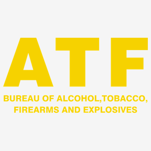 アメリカ アルコール、タバコ、火器および爆発物取締局 ATF（黄）