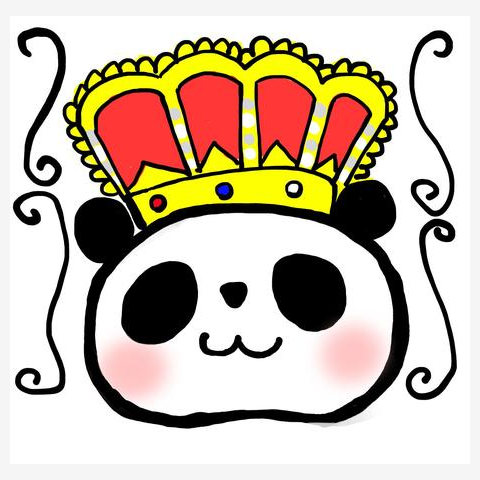 パンダの王様☆の全アイテム|デザインTシャツ通販【ClubT】