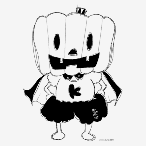 かぼちゃ Tシャツ ゼンブ・オブ・トーキョー」PoPomals コラボTシャツ／ライト