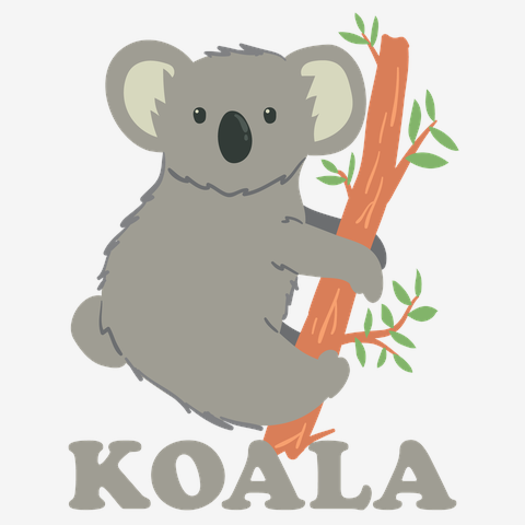 KOALA-コアラ- Tシャツ Tシャツを購入|デザインTシャツ通販【ClubT】