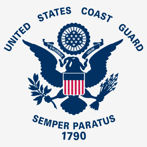 アメリカ沿岸警備隊旗-Flag of the United States Coast Guard-ロゴ
