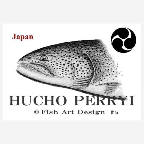 イトウ フェイス！【♯５；赤JAPAN】【★格安ご提供中！】【イトウ；Hucho Perryi；作家作品】【HOKKAIDO　JAPAN】★ひざ掛け【７０センチ×１００センチ】【1８４】 あらゆる生命たちへ感謝と祈りを捧げます。