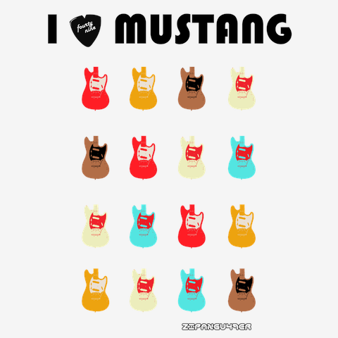 セール！ムスタング パート4！：I LOVE&PLAY MUSTANG GUITARシリーズ　裏表選択可