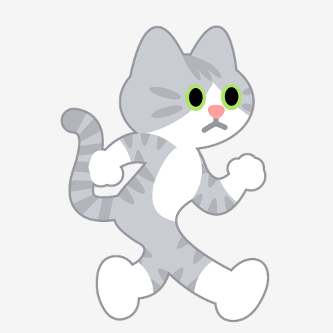 飛び出しニャンコ坊や サバ白 はちわれサバトラ猫