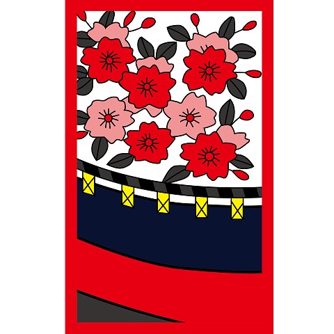 花札20点桜(by DRESS☆UP) Tシャツを購入|デザインTシャツ通販【ClubT】