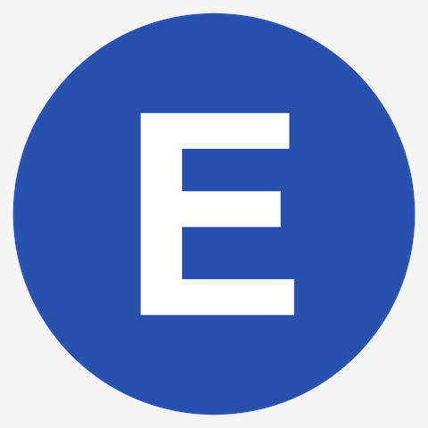 ニューヨーク市地下鉄E系統 -New York City subway system E-ロゴ