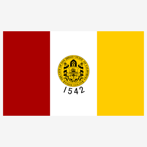 アメリカ合衆国カリフォルニア州サンディエゴ-Flag of San