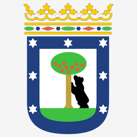 MADRID-SPAIN- マドリード-スペイン-の旗ロ トレーナーを購入