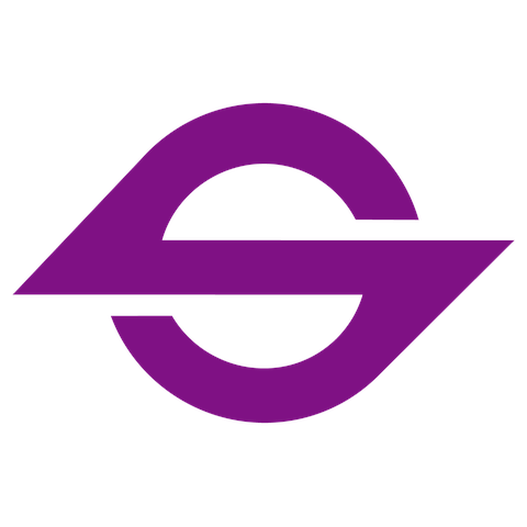 営団　マーク 6317] 営団地下鉄 千代田線 側面 Sマーク(緑)6000系