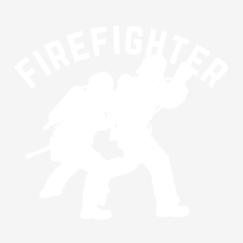 firefighter消防士 Tシャツ (Pure Color Print)