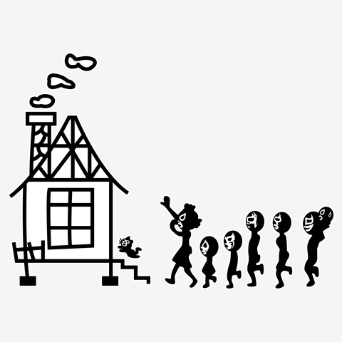 Familia de luchadores