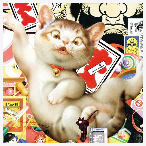 村松誠「猫とシャボン玉」複製原画 抽プレ当選品 非売品 ビッグコミックオリジナル 村松誠「猫とシャボン玉」複製原画 抽プレ当選品 非売品 ビッグ