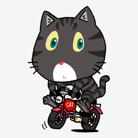 猫ライダーキジトラ Tシャツを購入|デザインTシャツ通販【ClubT】