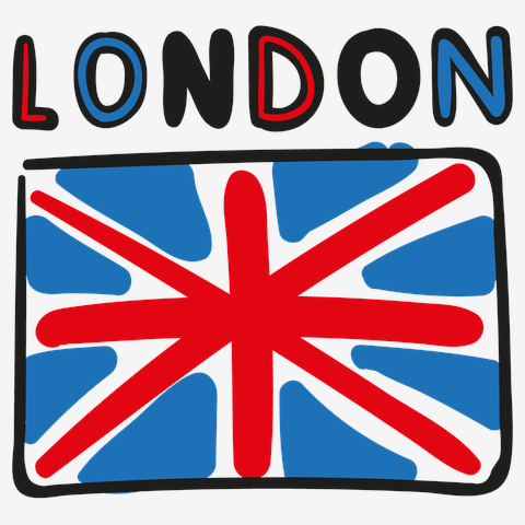 ロンドン国旗 Tシャツを購入|デザインTシャツ通販【ClubT】