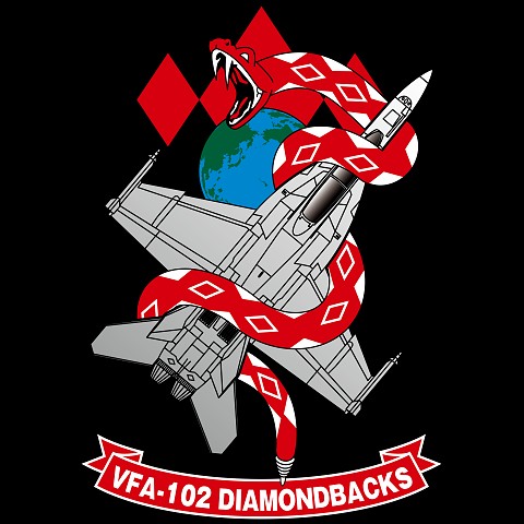 VFA-102“Diamondbacks” レッドの全アイテム|デザインTシャツ通販【ClubT】