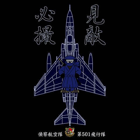 航空自衛隊 第501飛行隊 RF-4E Tシャツを購入|デザインTシャツ