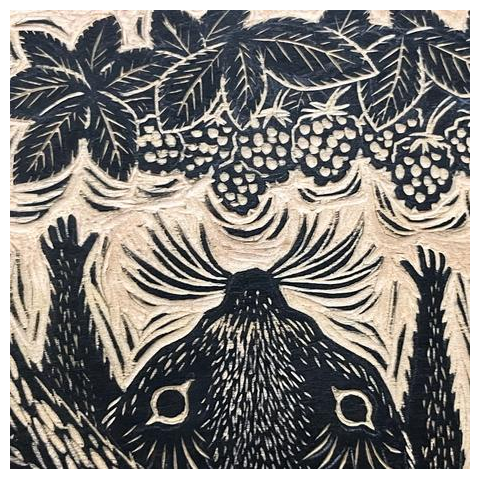 樹の実工房＊"栗鼠の支度"板木