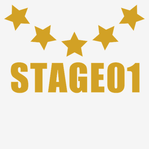 ファイブスターロゴサッカー風Tシャツ