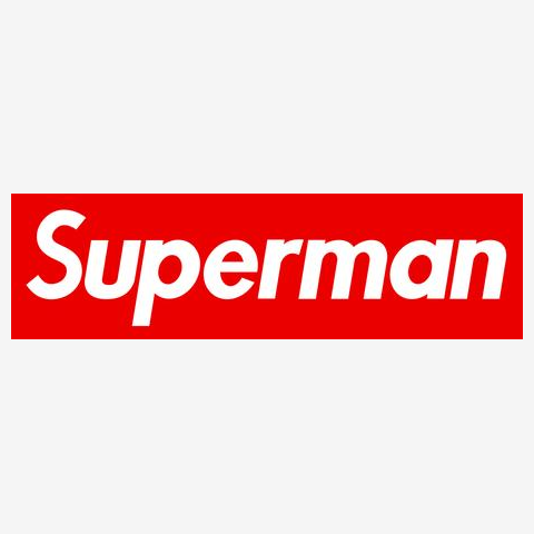 supreme Superman スウェット ネイビー