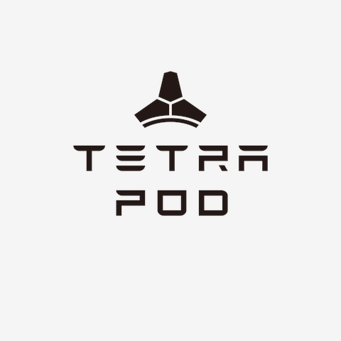 テトラポッド TETRA POD ロゴ大黒 Tシャツを購入|デザインTシャツ通販【ClubT】