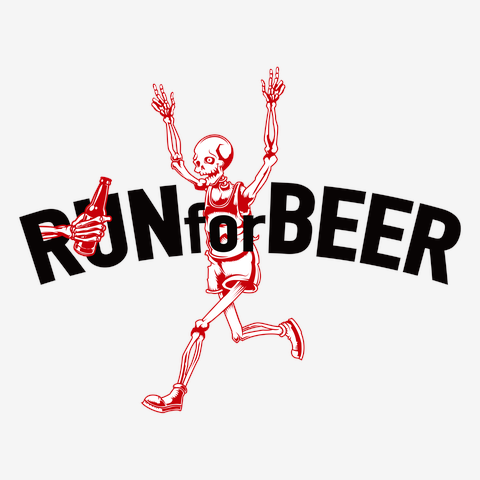 RUN for BEER ビールのために走る
