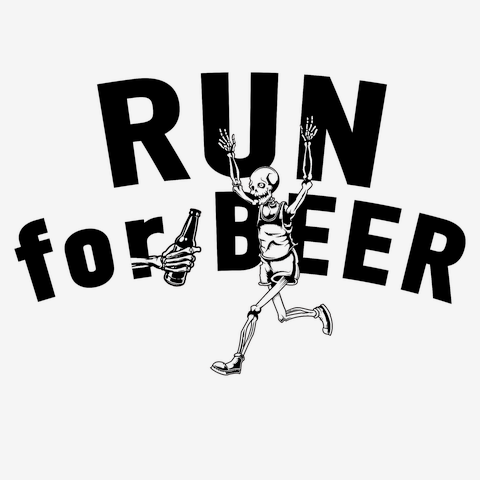 RUN for BEER ビールのために走る