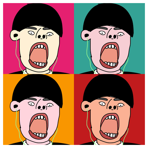 むーこイラストODOROKIモンロー風