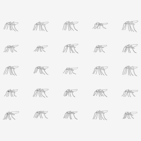 蚊撃墜数Tシャツ