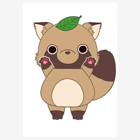 たぬき Tシャツを購入|デザインTシャツ通販【ClubT】