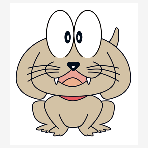 ぴょんきち風犬 Tシャツを購入|デザインTシャツ通販【ClubT】