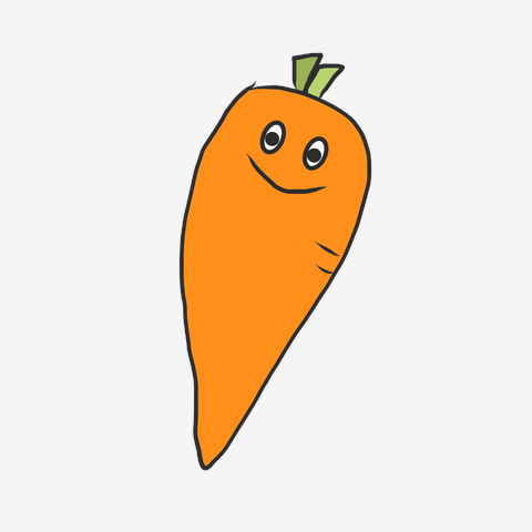 にんじんとウサギのしっぽ