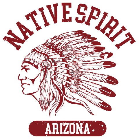 NATIVE SPIRIT Indian Teeの全アイテム|デザインTシャツ通販【ClubT】