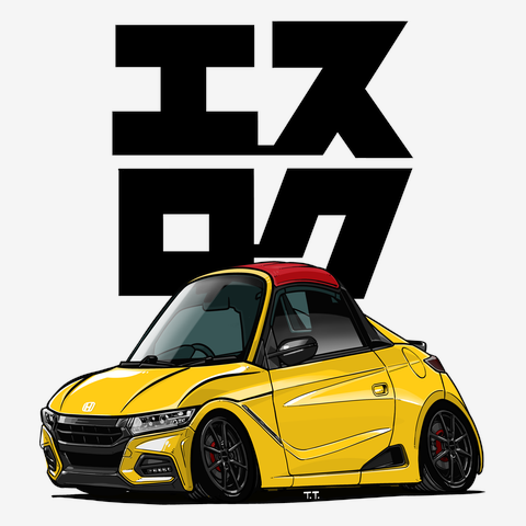 ホンダS660 Modulo X Tシャツ ホンダS660 Modulo X Tシャツ