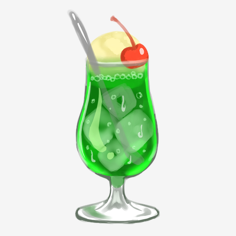 クリームメロンソーダ