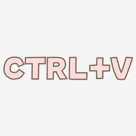 CTRL+V ペースト　貼り付け　コピペ