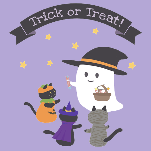 Trick or Treat!  おやつくれないといたずらするぞ！