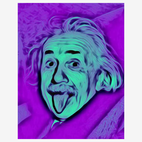 Einstein アインシュタイン　バックプリント